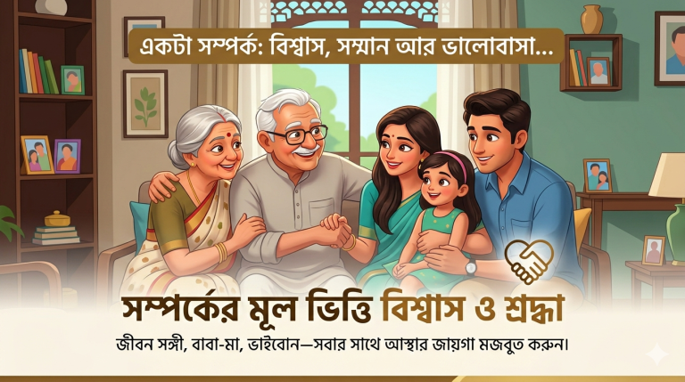 একটা সম্পর্ক:বিশ্বাস, সম্মান আর ভালোবাসা